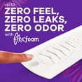 thumbnail image 5 of Always Radiant with FlexFoam Pads, Size 4, Overnight, Wings, 10 Count, 5 of 14