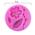 thumbnail image 4 of Agiferg Peach Blossom Shape Fondant Silicone Molds Cake Decorating Tools Chocolate Mold, 4 of 4