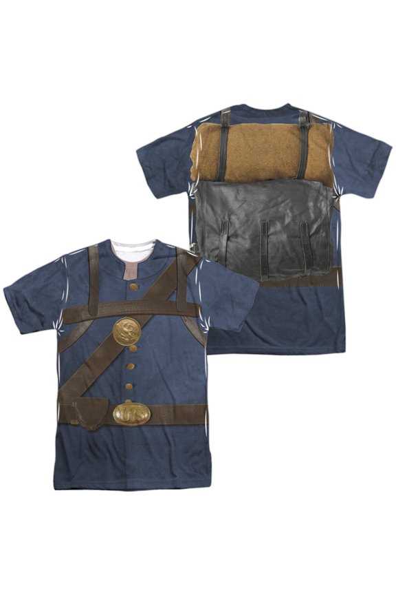 Union Soldier (Front - Back Print) - Short Sleeve Shirt - Small