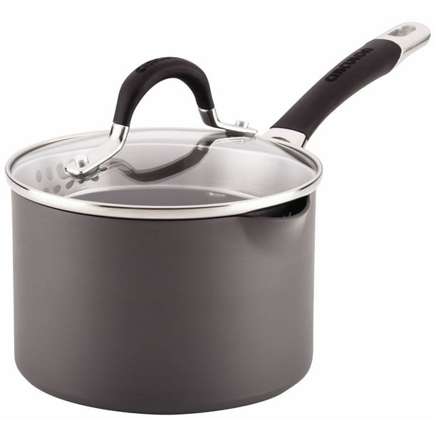 Circulon Momentum HardAnodized Nonstick 2Quart Covered Straining