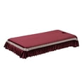 thumbnail image 1 of Hoja de cenefa de mesa de masaje Cubierta De Terciopelo Para Mesa De Masaje, Sábana De Belleza Con Orificio, Estilo Rojo Vino 2 Vino tinto al estilo 2 Magideal Hoja de cenefa de mesa de masaje, 1 of 3
