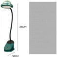 thumbnail image 2 of Clip-on Lamp for Kids, USB Rechargeable LED Reading Lamp with Star Projection, Gooseneck Bedside Lamp (Green), 2 of 5