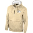thumbnail image 2 of Men's Colosseum Gold Georgia Tech Yellow Jackets Team Half-Zip Pullover Hoodie, 2 of 3