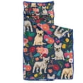 thumbnail image 2 of French Bulldog Dog and Pioneer Flower Toddler Nap Mats for Kids Preschool,Sleeping Mat Bag or Kids,Toddler Sleeping Bag,Toddler Nap Mat or Daycare, 2 of 6
