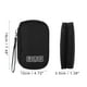 thumbnail image 4 of Organizador Electrónico de Doble Capa, Bolsa Portátil Impermeable para Cables, Color Negro 7.48"x4.72"x1.38", 4 of 6