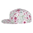 thumbnail image 3 of Fotbe Lilies Flowers Flat Bill Visor Cap Classic Snapback Hat Polyester Foam Trucker Hat Trucker Cap Adjustable Baseball Cap, 3 of 9