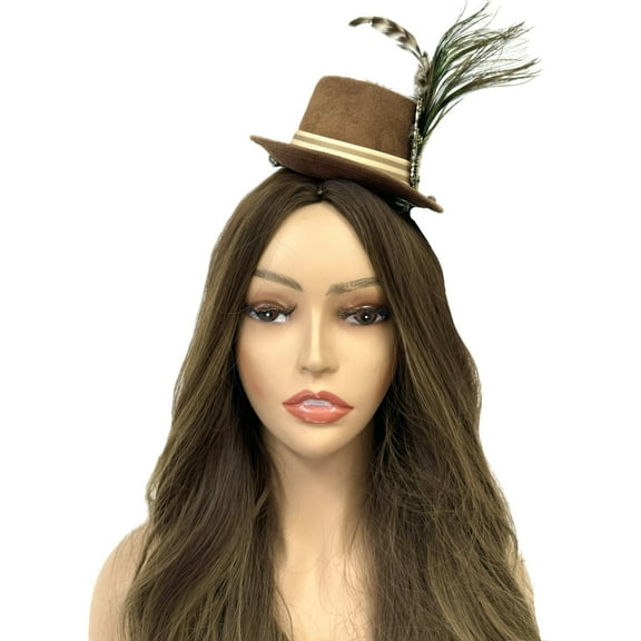 Steampunk Head Clip Accessories Mini Top Hat for Women Cosplay Headwear