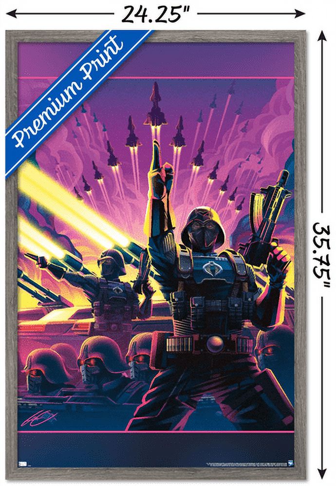 G.I. Joe - Cobra Officer Wall Poster, 22.375" x 34", Framed