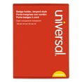 thumbnail image 2 of (3 pack) Universal UNV56005 3 in. x 4 in. Badge Holders with Neck Lanyards and White Inserts - Clear (100/Kit), 2 of 5