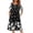 Black Butterfly, variant on Women's Nightgown Pleated House Dress Short Sleeve Mumu Dress With Pockets