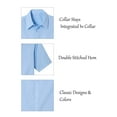 thumbnail image 3 of Boys Short Sleeve Casual Dress School Uniform Shirts (Big Boys, Little Boys), 3 of 7