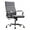 Grey, variant on Home Office Chair Ribbed, Modern Leather Conference Room Chairs, High Back Executive Computer Chair, Ergonomic Office Desk Chair, Adjustable Swivel Chair with Arms (Brown)
