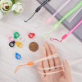thumbnail image 3 of 25PCS Anti-Lost Necklace Lanyard Set Including 5PCS Anti-Loss Pendant Strap String Holder 20PCS Random Colors Silicone Rubber Rings for Daily Life Office Key Chains Outdoor Activities, 3 of 6