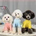 thumbnail image 2 of Breathable Pet Jumpsuit - Tear-Resistant Fleece - Bichon Dog Rompers - Winter Clothing for Autumn, 2 of 8