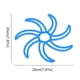 thumbnail image 2 of Casco flexible interior de silicona forro transpirable accesorios de bicicleta azul, 2 of 6