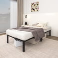 thumbnail image 2 of NULS 14 inch Twin Bed Frame, Heavy Duty Metal Platform, No Box Spring Needed, Easy Assembly, Noise Free, Black, 2 of 6