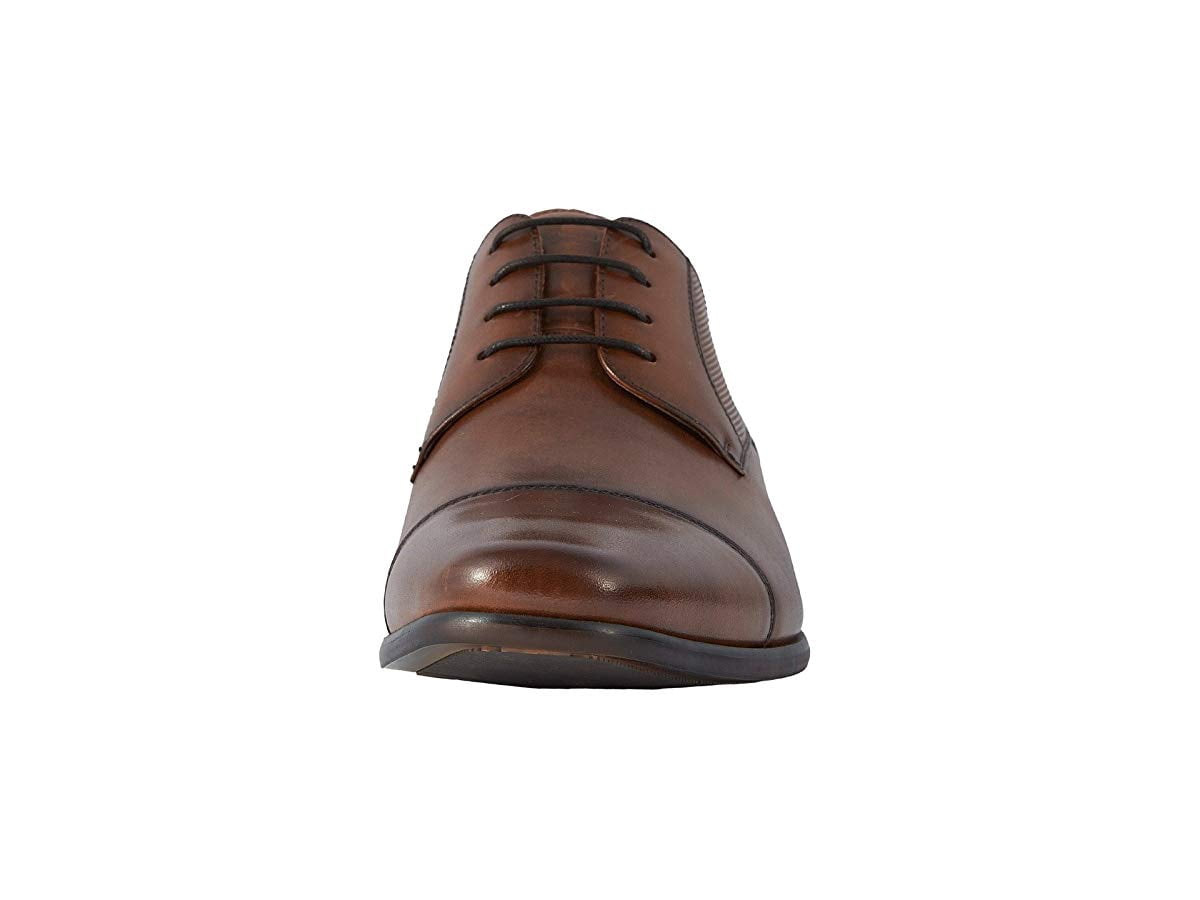 Florsheim Men\'s Brown Capped Toe Leather Oxfords 15149-221 Size 12D Men main image 3