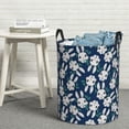 thumbnail image 5 of Picia Cute Rabbit Large Laundry Basket, Waterproof, Freestanding Laundry Hamper, Collapsible Tall Clothes Hamper with Extended Handles-Medium, 5 of 8