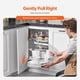 thumbnail image 5 of VEVOR Organizador de cocina de 2 niveles con cierre suave y bisagras abatibles hacia la derecha, 5 of 9