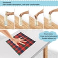 thumbnail image 3 of Yayeee 6 Pack Kitchen Dish Cloths Set for Washing Soft Drying Absorbent Microfiber Towels, Red and Blue Pattern, 3 of 9