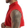 thumbnail image 2 of Kaerm Fake Collar Detachable Dickey Collar Blouse for Men Half Shirt Faux False Collar Joker Shirt Decorative Collar Burgundy 37, 2 of 7