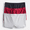 Black Soot/Heather Grey Stripe/Merlot, variant on Women's Seamless Boyshort Panties, 3-Pack, Sizes XS to 3XL