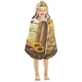 thumbnail image 7 of YAZAOO Towels Kids Hooded Beach Towel Autumn's Embrace by The Window Pool Bath Towel Soft, 7 of 7