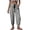 FY81_Black, variant on Womens Striped Barrel Pants Comfy Drawstring Ankle Pant Summer Beach Vacation Lounge Trousers with Pockets Black XL