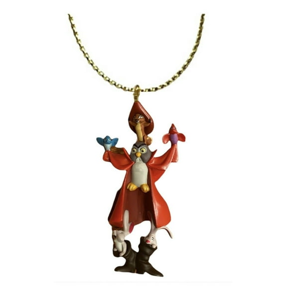 Sleeping Beauty OWL As Prince Phillip Ornament 3" PVC Figure Figurine Maleficent