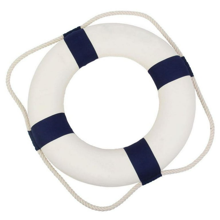 Welcome Aboard - Nautical Decorative Life Ring Buoy - Home Wall Decor -  Nautical Decor - Decorative Life Ring Preserver 