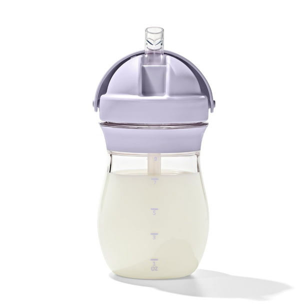 Vaso con Popote OXO Tot Transitions 250 ml Lilas