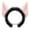 C, variant on Dark Devil Horn Headband and Tail Set Cosplay Blue B 1pc