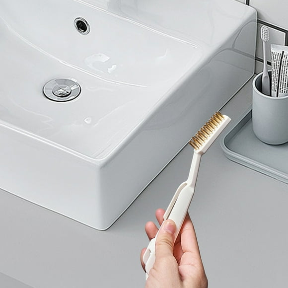 Dvkptbk Crevice Brush Bathroom Crevice Cleaning Brush, Multi-Purpose Crevice Brush for Bathroom Kitchen Tile Window Seams, Handheld Crevice Household Cleaning Brush Kitchen Utensils & Gadgets