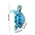thumbnail image 2 of Garden Turtle Resin Sculpture - Flower Pot Hanging Decoration for Indoor/Outdoor Use, Weather-Resistant, Easy to Install, Perfect Gift for Nature Lovers, Versatile Garden and Patio Decor(Blue), 2 of 5