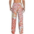 thumbnail image 7 of Salouo Corals Print Pajama Pants for Men, Lounge Pants Elastic Waistband Casual Men's sleepwear Loungewear Sleep Pajama Pant -Small, 7 of 7