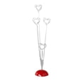 thumbnail image 1 of Arbre de Pinces de Note de Support de Photo en Forme de Cœur (Argent + Rouge), 1 of 9