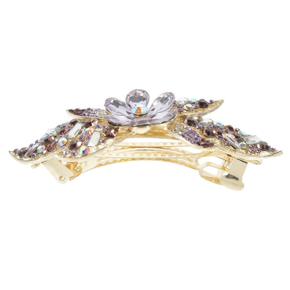 MLINS Sparkly Hair Clip with Rhinestone for Women 1 Set Spring Barrette Hair Pin Accessory