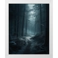 thumbnail image 2 of Maki 12x14 White Modern Wood Framed Wall Art Titled - The Thaw I, 2 of 6