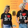 thumbnail image 2 of I Love NY Men's Unisex Tee Officially Licensed T-Shirt, 2 of 4