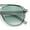 Slate - Green, variant on Thin Plastic Racer Boyfriend Retro Fashion Light Sunglasses Black - Smoke