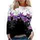 thumbnail image 2 of Pntutb Mujer Casual Cuello Redondo Manga Larga Impreso Camisa Suelta Blusa tops Pntutb Pntutb-7395, 2 of 5