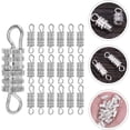 thumbnail image 2 of 50pcs Screw Twist Clasps Necklace Bracelet Jewelry Clasp Lock Extenders Spacer Clasps Connector for Layered Choker Chains Jewellery Crafts, 2 of 5