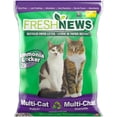 thumbnail image 3 of Lot de 4 - Litière pour Chat en Papier Parfumée Fresh News, Non Agglomérante, Sac de 11,34 kg, 3 of 4