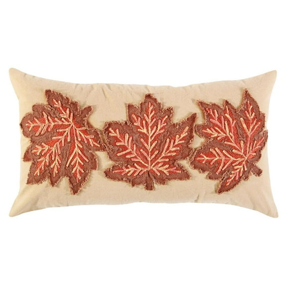 Rizzy Pillow Knife Edged Appliqued Pillow Multi 17"X17"X11"