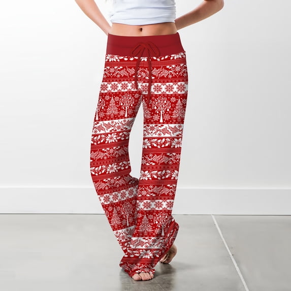Pants for Women Drawstring Wide Leg Pants Fashion Mopping Pants Sports Casual Pants