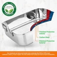 thumbnail image 3 of NutriChef Stainless Steel Roasting Pan with Rack, Oven Roaster with Riveted Handles, Non-Toxic, Dishwasher & Oven Safe, 3 of 6