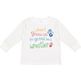 thumbnail image 3 of Inktastic Future Wrestler Wrestling Boys Long Sleeve Toddler T-Shirt, 3 of 5
