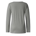 thumbnail image 4 of Pntutb mujeres moda cuello redondo 3D impresión pulóver fácil manga larga camisa tops Pntutb Pntutb-498, 4 of 6