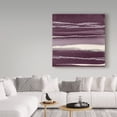 thumbnail image 3 of Trademark Fine Art 'Silver Rose I Purple' Canvas Art by Chris Paschke, 3 of 3