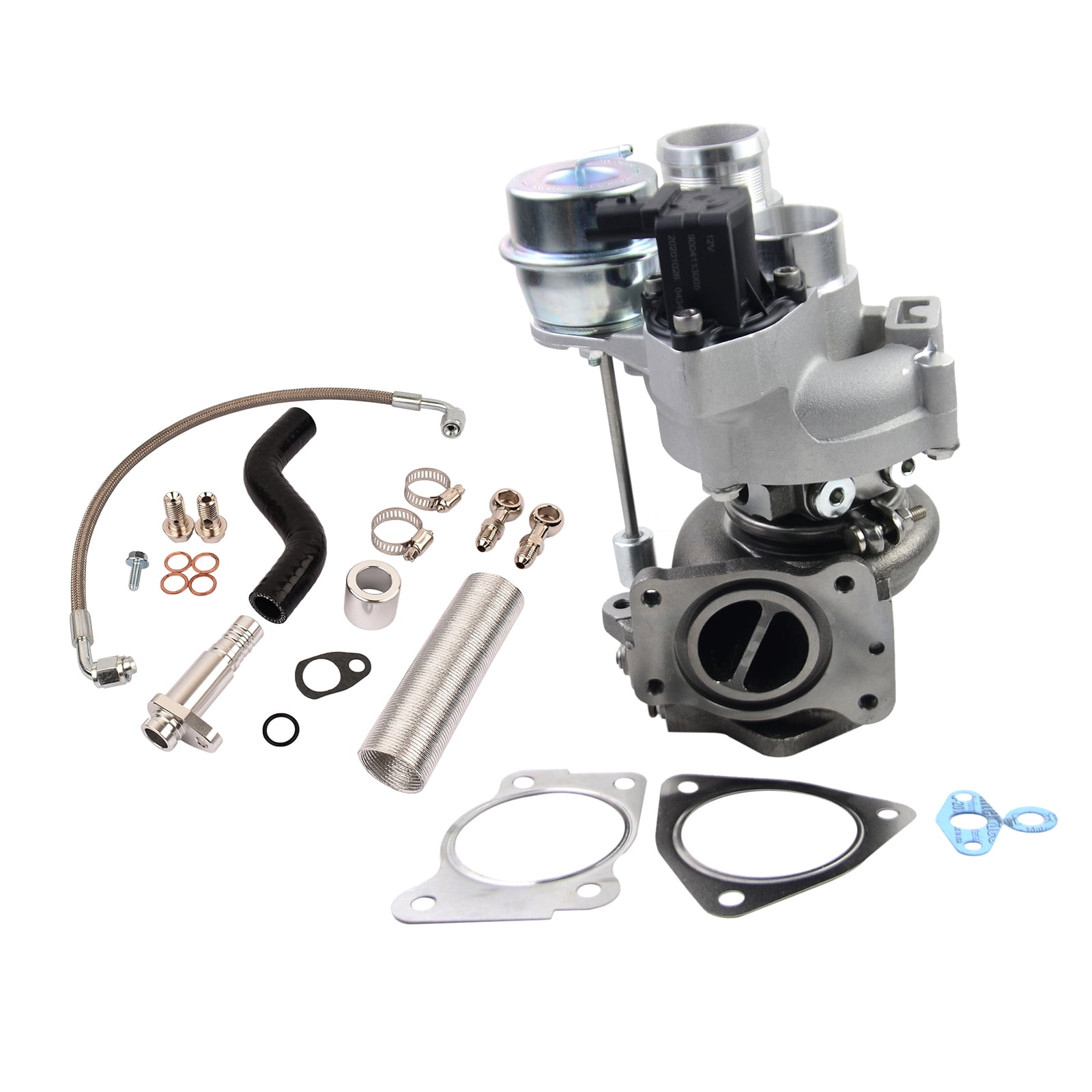 GELUOXI K03 Turbocharger + Turbo Oil Feed & Return Line Kit for Mini